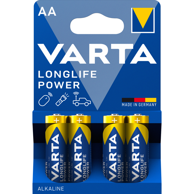 batterie longlife power aa 4er