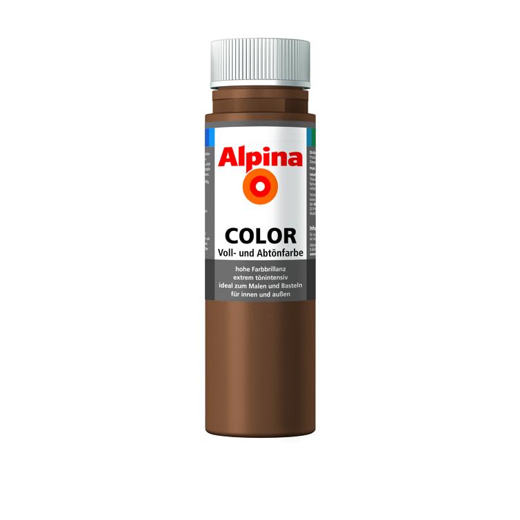 abtönpaste alpina color candybrown 250ml