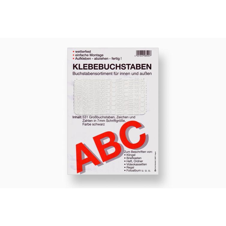 alphabet komplett weiss 7 mm