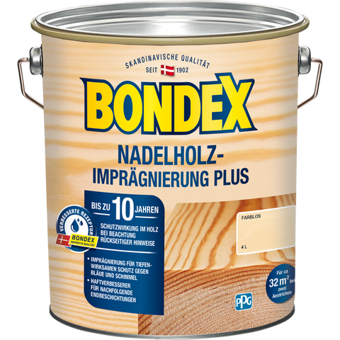 bondex nadelholz-impräg plus farblos 4l