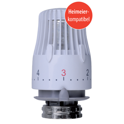 thermostatkopf 6-28°c m30x1,5 weiß