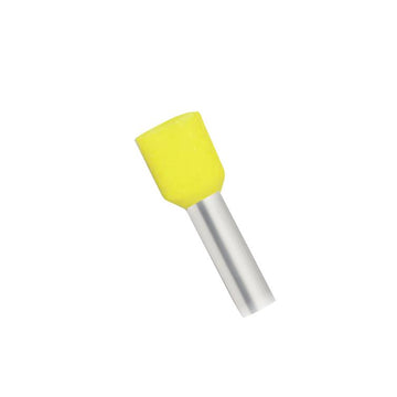 HEIDEMANN ISO-Aderendhülse gelb, 6,0 mm², 25 Stück
