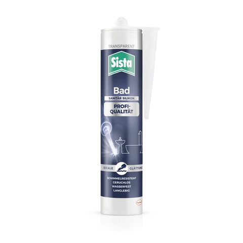 sista bad sanitär silikon transpar 280ml