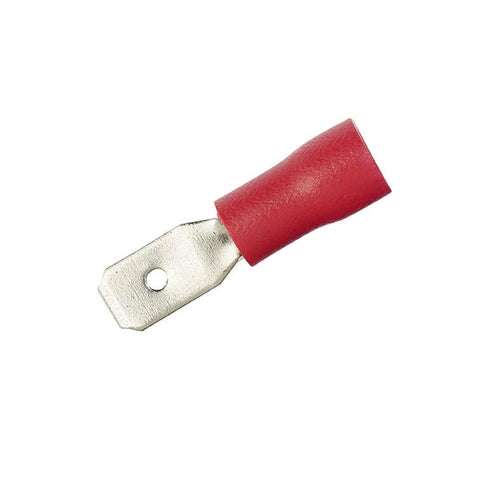 flachstecker 0,5-1,5mm² 25 st. rot