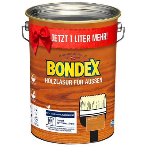 bondex holzlasur außen oregon pine 5l