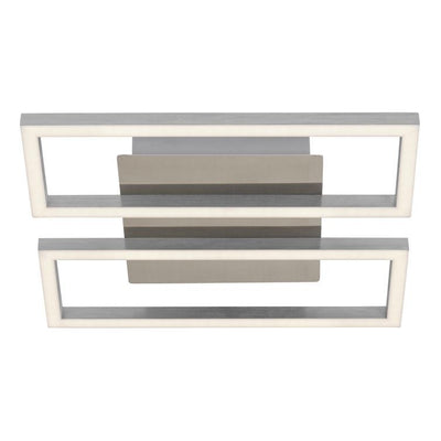 decken-wandleuchte led 14,5w matt-nickel