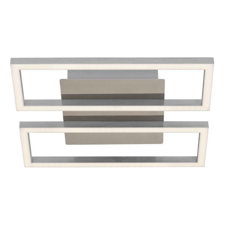 decken-wandleuchte led 14,5w matt-nickel