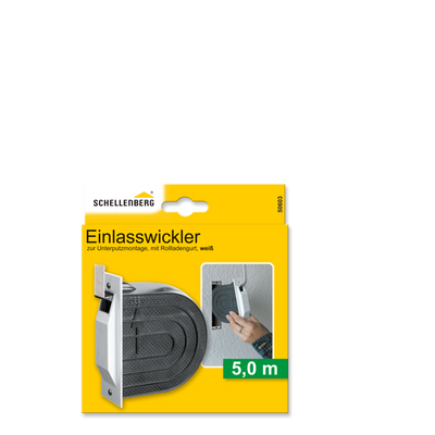 einlaßwickler mini lochabstand 11,8 cm