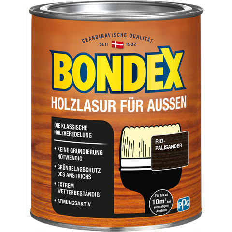 bondex holzlasur außen rio palisa. 0,75l