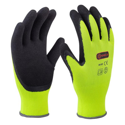 gartenhandschuh latex gelb gr. 9