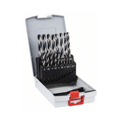 metallspiralbohrer-set hss 19-tlg.