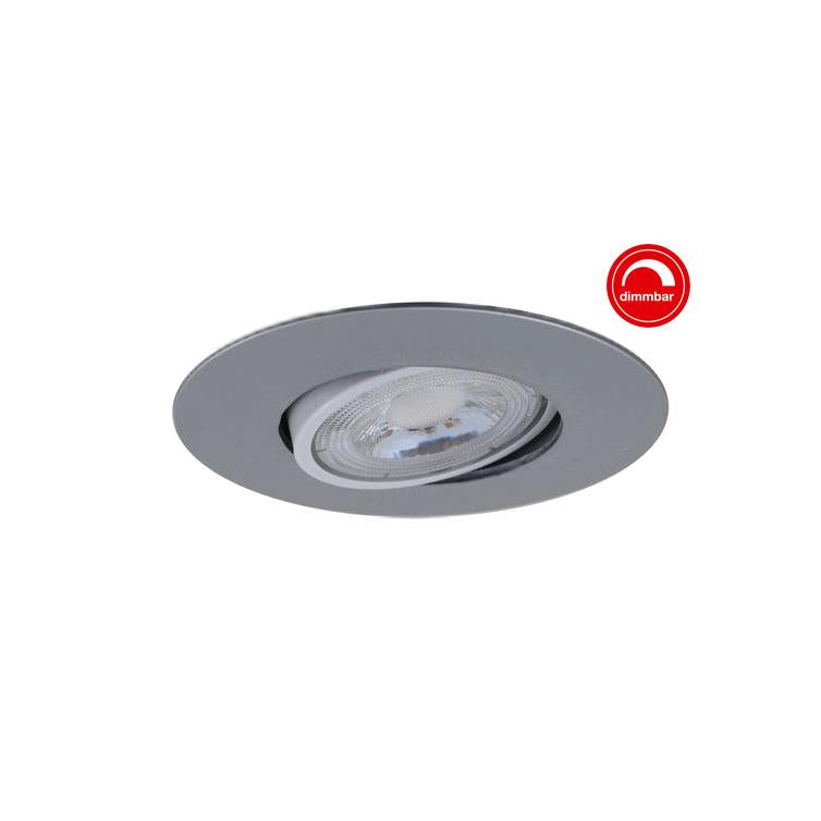 einbauleuchte led 5w 460lm chrom-matt