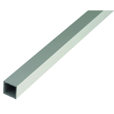 vierkantrohr alu silber 10x10x1,0x2000mm