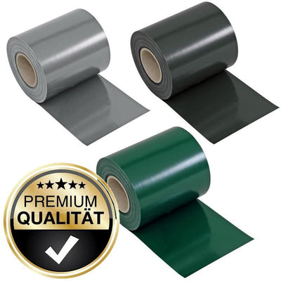 zaunbl. pvc blickdicht 0,19x35m weiß