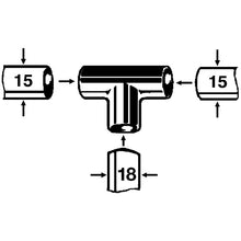 cu-reduzier-t-stück 15x18x15 mm