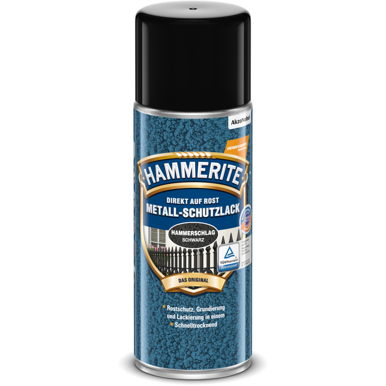 met.schutzlack hammersch. schwarz 400ml