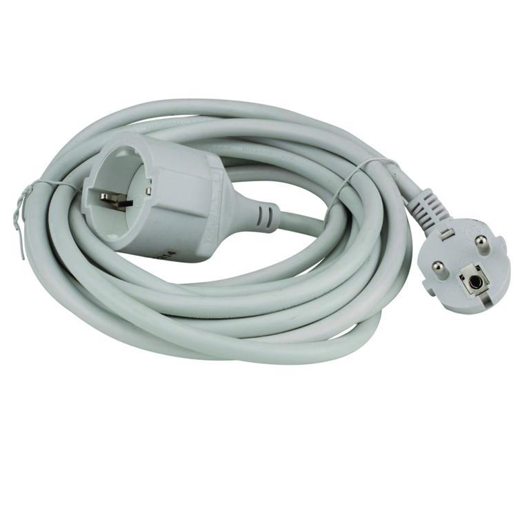 verlängerung weiß h05vv-f 3g1,5mm² 5m