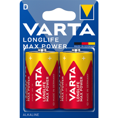 batterie longlife max power d 2er