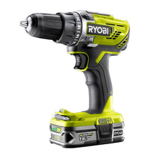 RYOBI 2-GANG KOMPAKT-AKKU-BOHRSCHRAUBER ONE+ 18 V MIT AKKU & LADEGERÄT R18DD3-215S