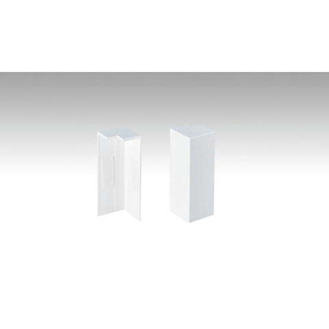 Außenecke für Design-Sockel. DSL50 weiß 2 Stück