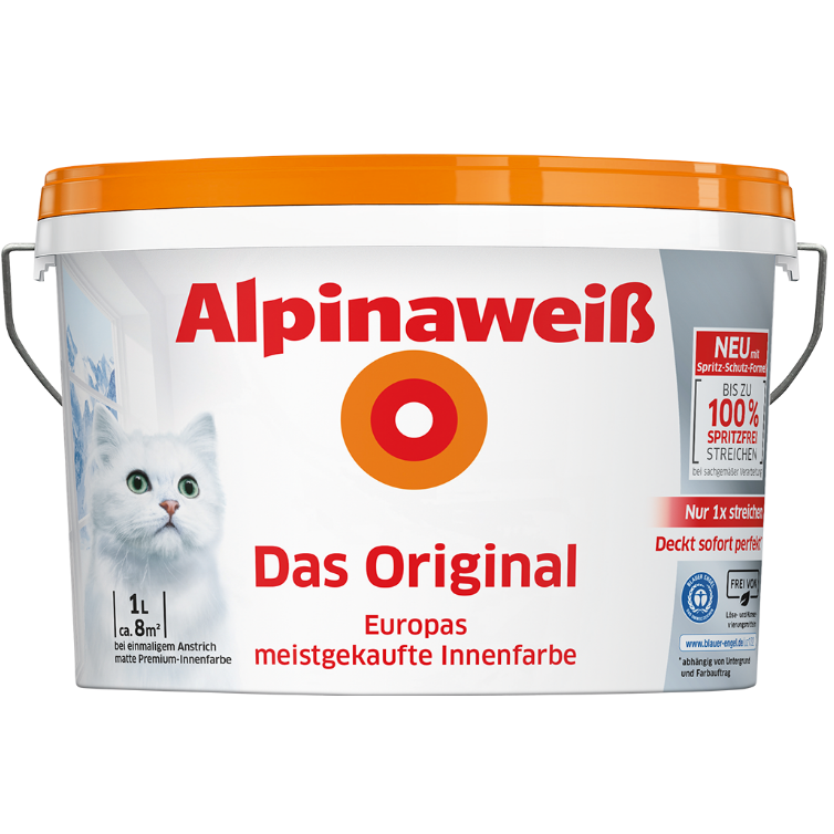 Alpinaweiß Wandfarbe Das Original
