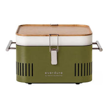 Everdure CUBE Tragbarer Holzkohlegrill Khaki