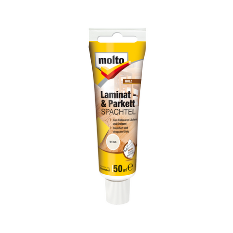 molto laminat+parkettspachtel weiss 50ml