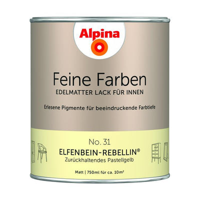 buntlack elfenbein-rebellin matt 750ml