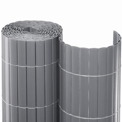 sichtschutzmatte pvc 1,2x3m/silber