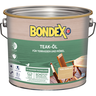 bondex teak öl farblos 2,5l