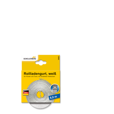 rollladengurt 23 mm/6,0 m weiß