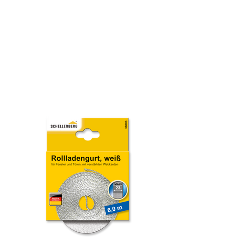 rollladengurt 23 mm/6,0 m weiß