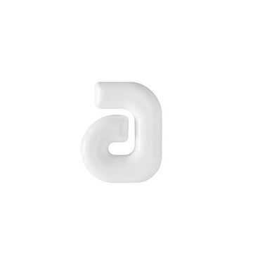 Buchstabe A aus Nylon, weiß, 70 mm – LIENBACHER M. GmbH
