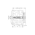 universaldübel ux 8x50r s/10 (25 stück)