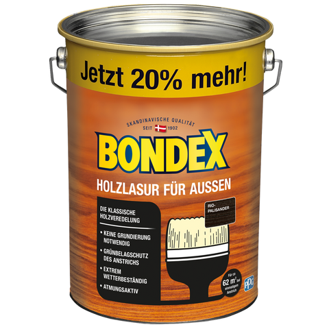 bondex holzlasur außen rio palisa. 4,8l