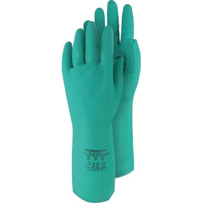 nitril-handschuh grün en374-2/3 gr. xl