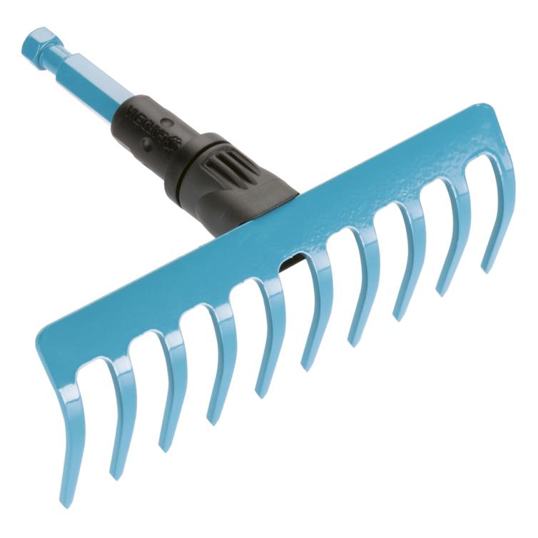 Kleinrechen combisystem 10 Zinken, 18,5 cm breit