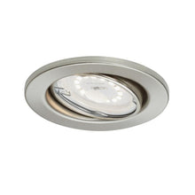 einbauleuchte 3er set led gu10 5w nickel