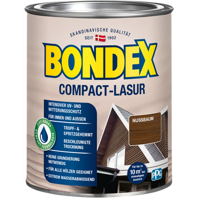 bondex compact lasur nussbaum 0,75l