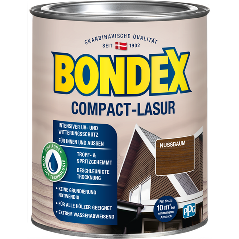 bondex compact lasur nussbaum 0,75l