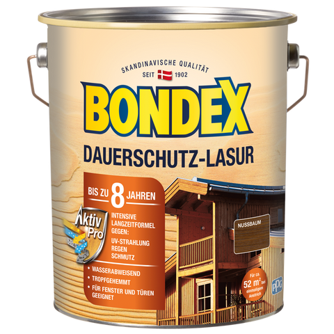bondex dauerschutz lasur nussbaum 4l