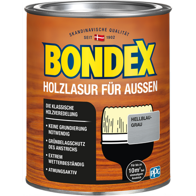 bondex holzlasur außen hellgrau 0,75l