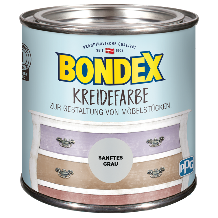 bondex kreidefarbe sanftes grau 0,5l
