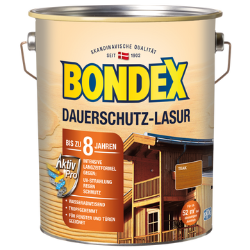 bondex dauerschutz lasur teak 4l