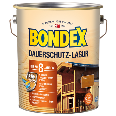 bondex dauerschutz lasur teak 4l
