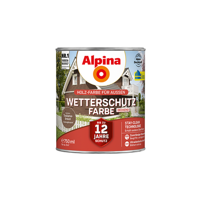 wetterschutzfarbe toskanabraun 750ml