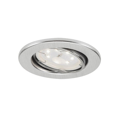 einbauleuchte 3er set led gu10 3w alu