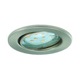 einbauleuchte 3er led gu10 3w nickel