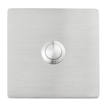 HEIDEMANN Klingeltaster Hannover, Edelstahl 85×85×4 mm