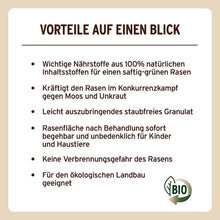 Substral Naturen Bio Rasendünger, organischer Volldünger, 3 Monate Langzeitwirkung, alle Rasenarten, bis zu 80 m², 2,8kg